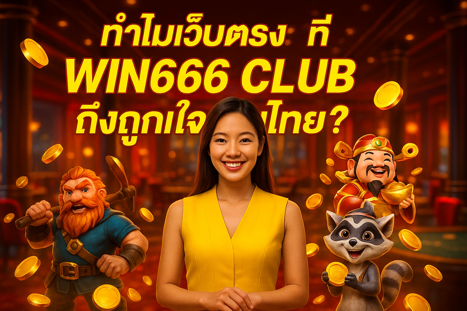 ทำไมเว็บตรงที่ WIN666 CLUB ถึงถูกใจคนไทย?