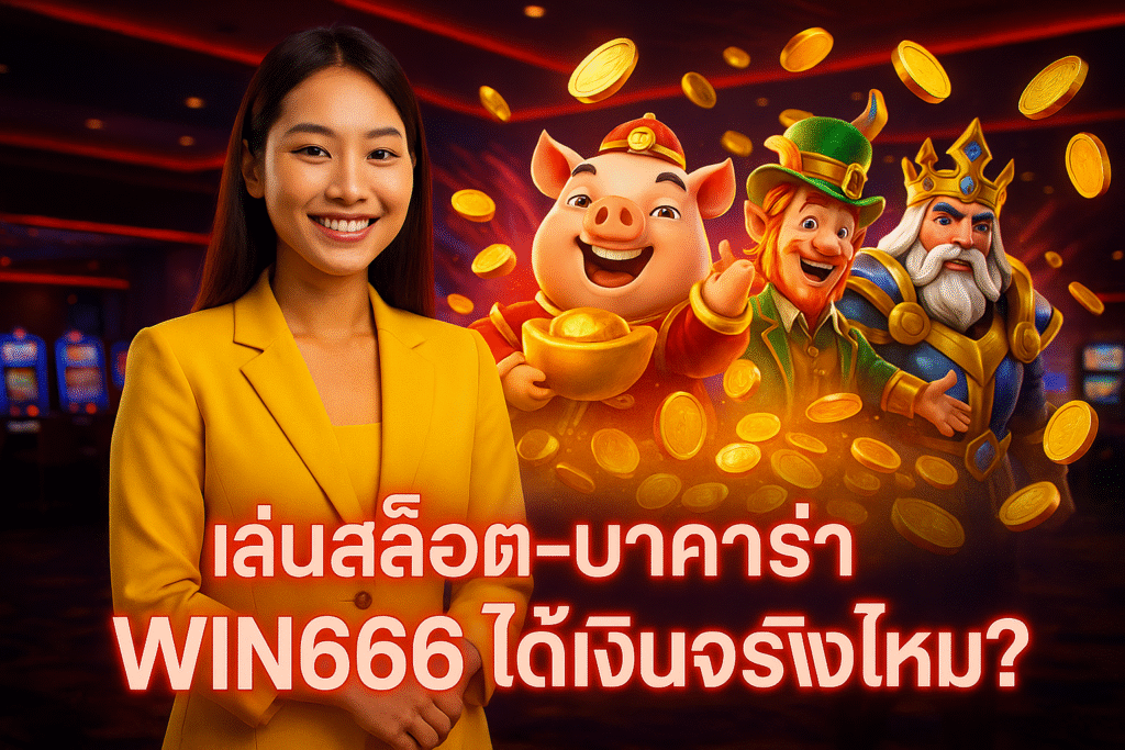 เล่นสล็อต-บาคาร่า WIN666 ได้เงินจริงไหม?