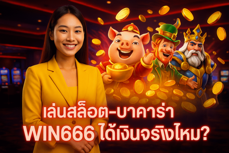 เล่นสล็อต-บาคาร่า WIN666 ได้เงินจริงไหม?