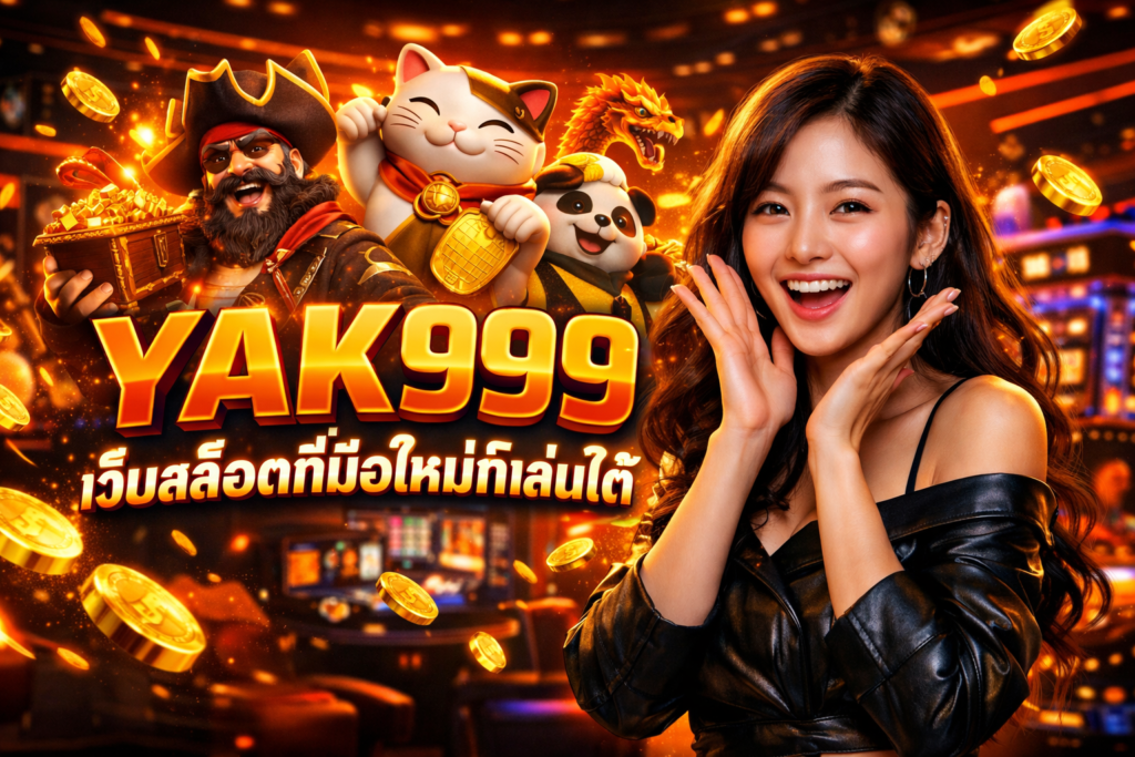 YAK999 เว็บสล็อตที่มือใหม่ก็เล่นได้